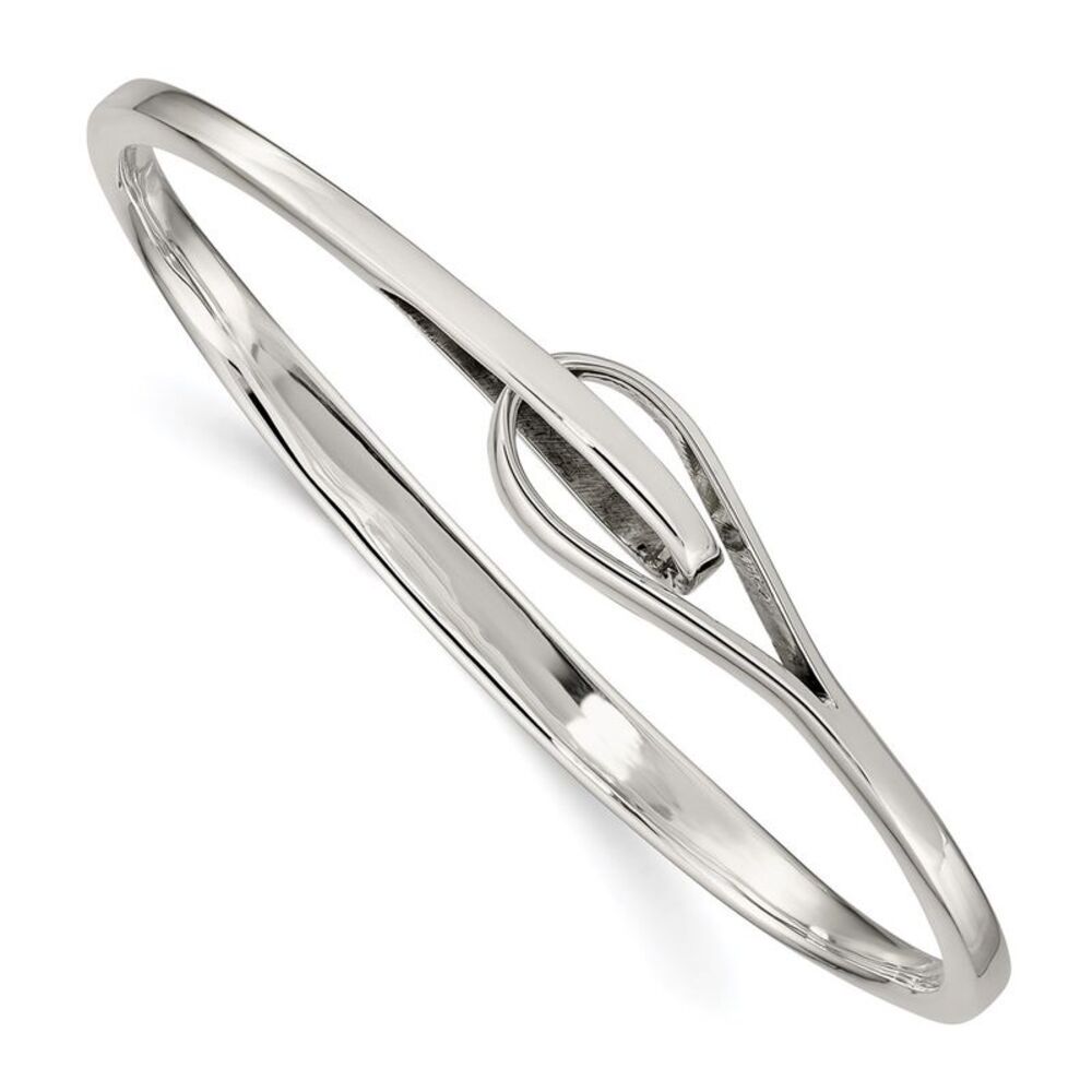 Kazi Luxury Sterling Silver Interlocking Slip-On … - image 1